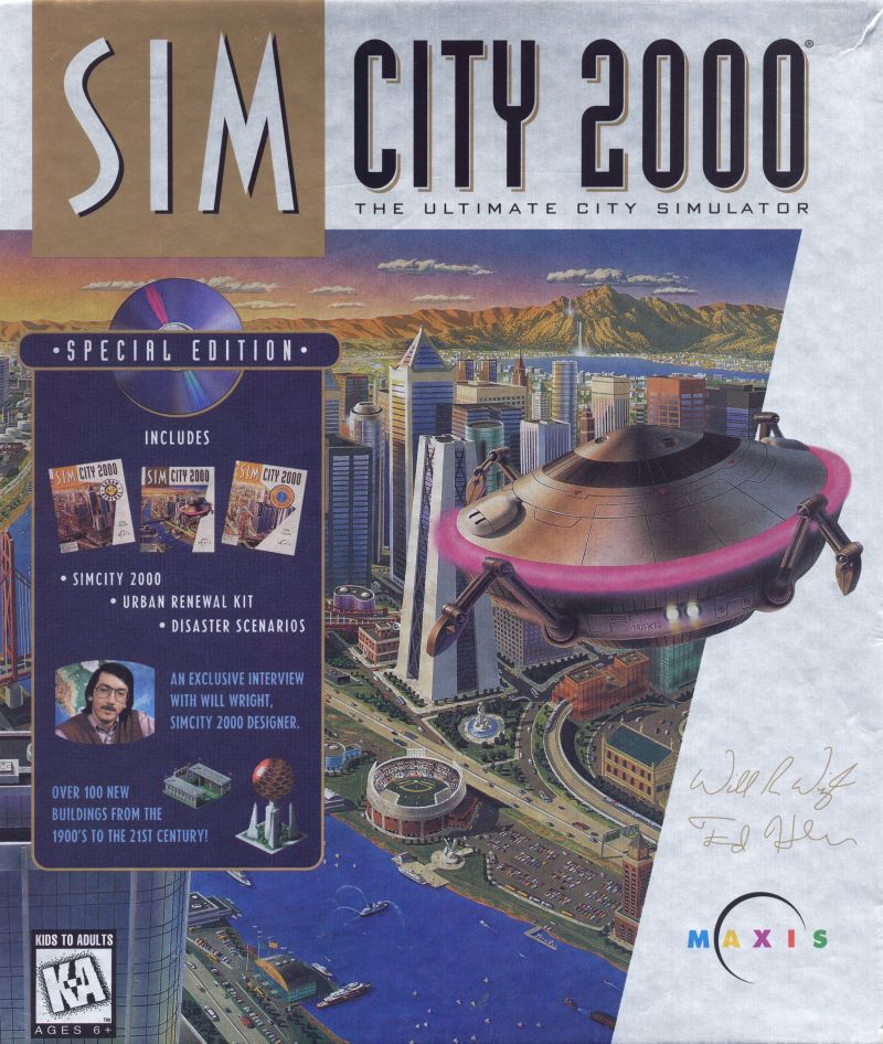 couverture du jeu SimCity 2000