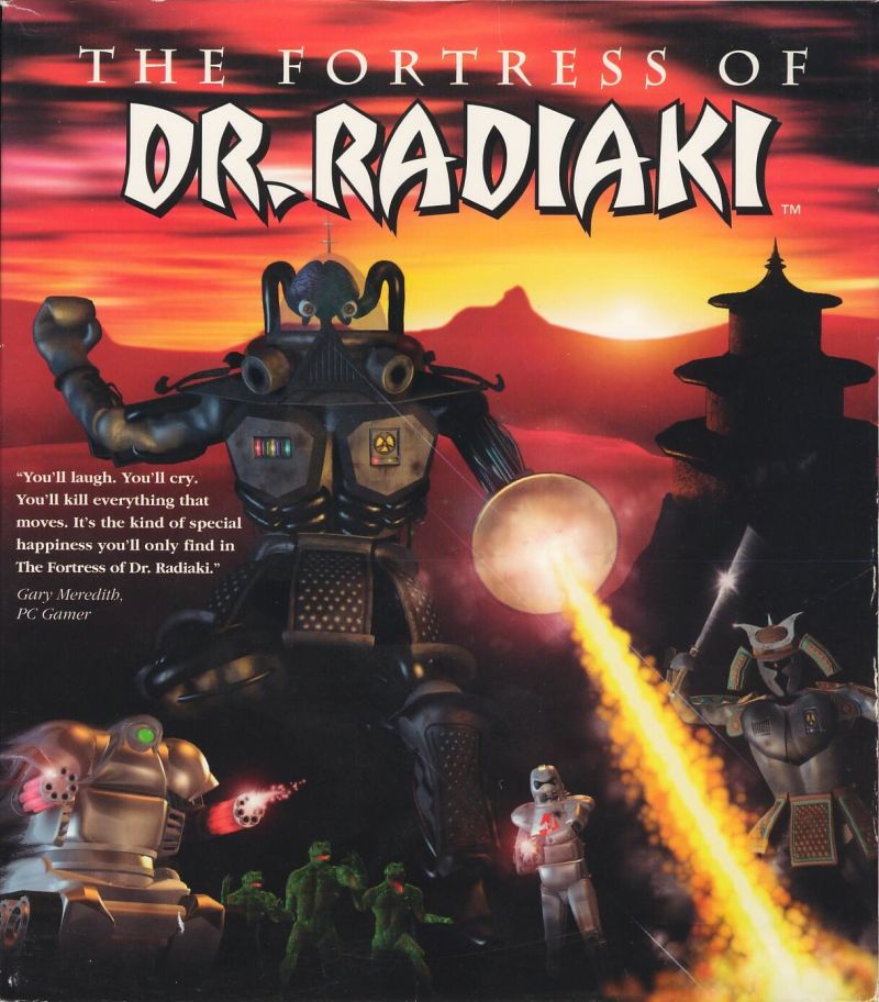 The Fortress of Dr. Radiaki sur DOS, FPS développé par Maelstrom Software et Future Visionary en 1994