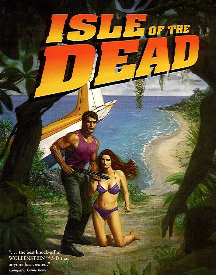 Isle of the Dead sur DOS, jeu de zombies développé par Rainmaker Software et publié par Merit Software en 1993