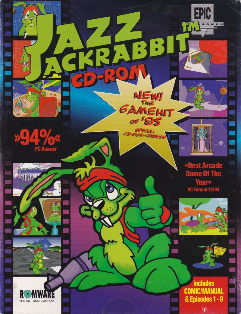 couverture du jeu jazz jackrabbit