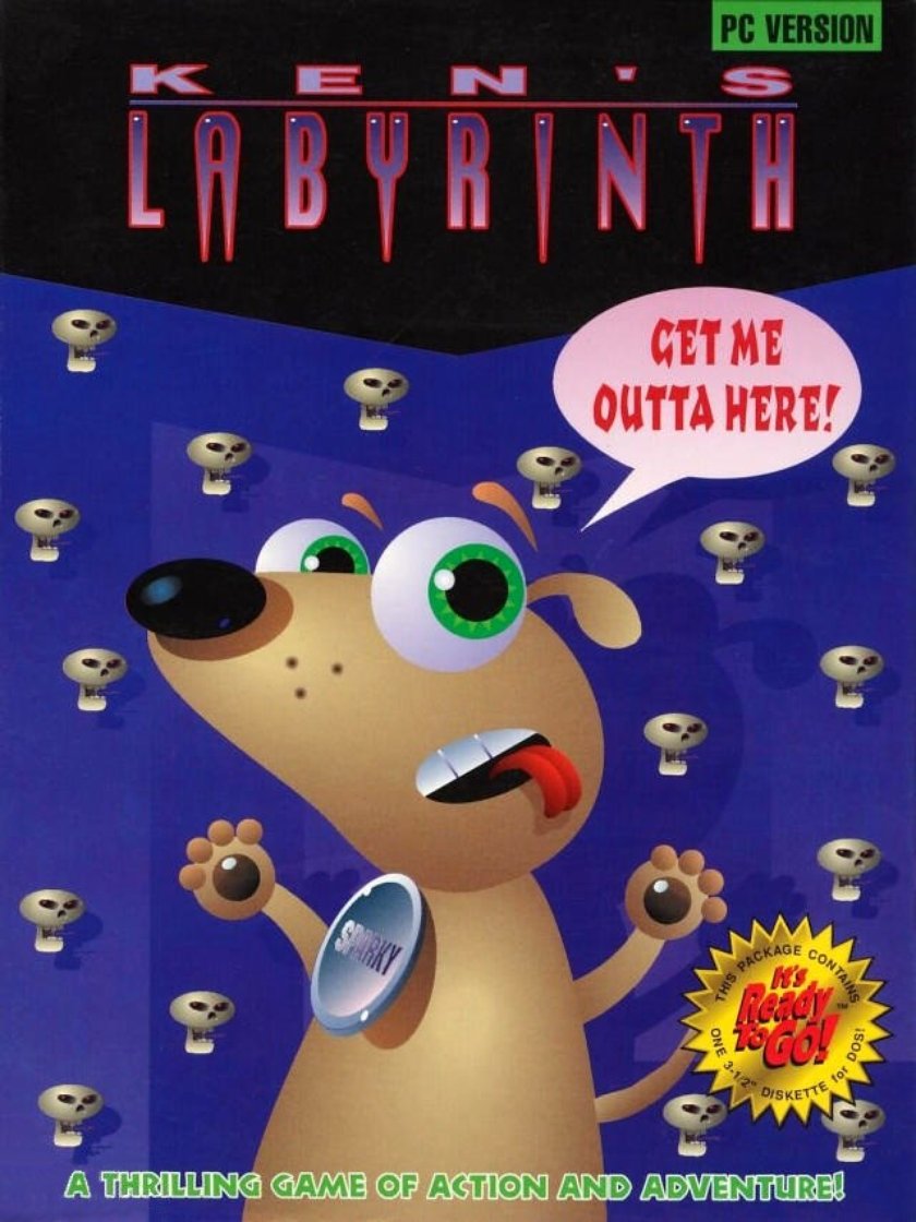 Ken's Labyrinth sur DOS, FPS créé par Ken Silverman et publié par Epic MegaGames en 1993