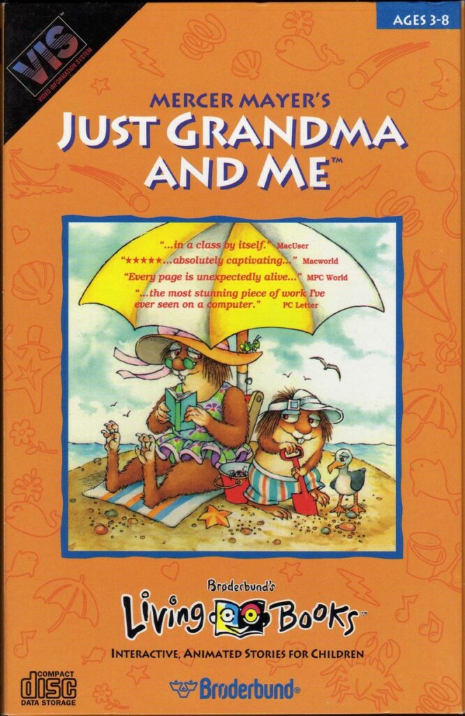 couverture du jeu Living books, Just Grandma And Me