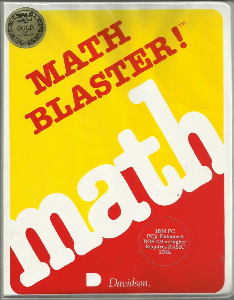 couverture du logiciel Math Blaster