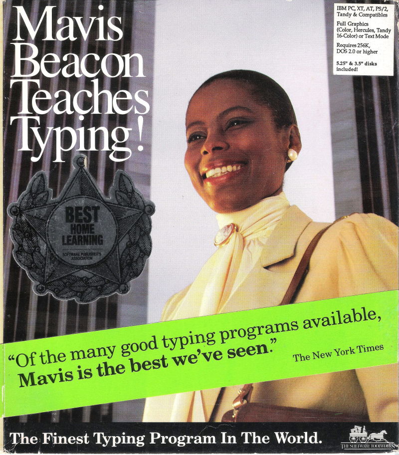 couverture du logiciel Mavis Beacon teaches typing