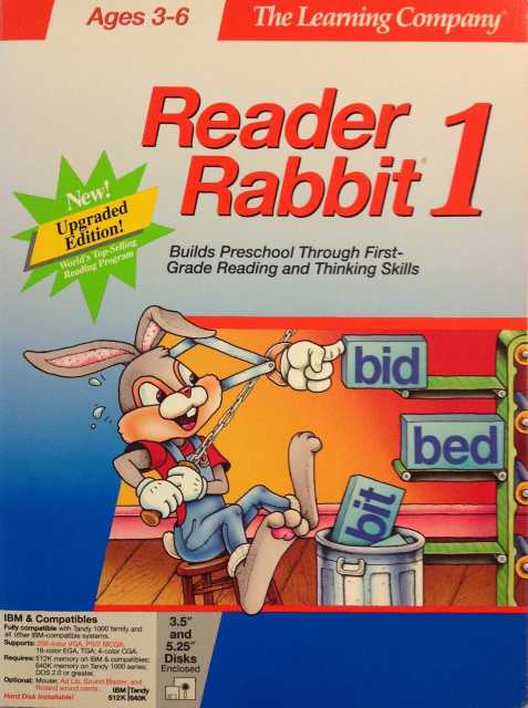 couverture du jeu reader rabbit 1