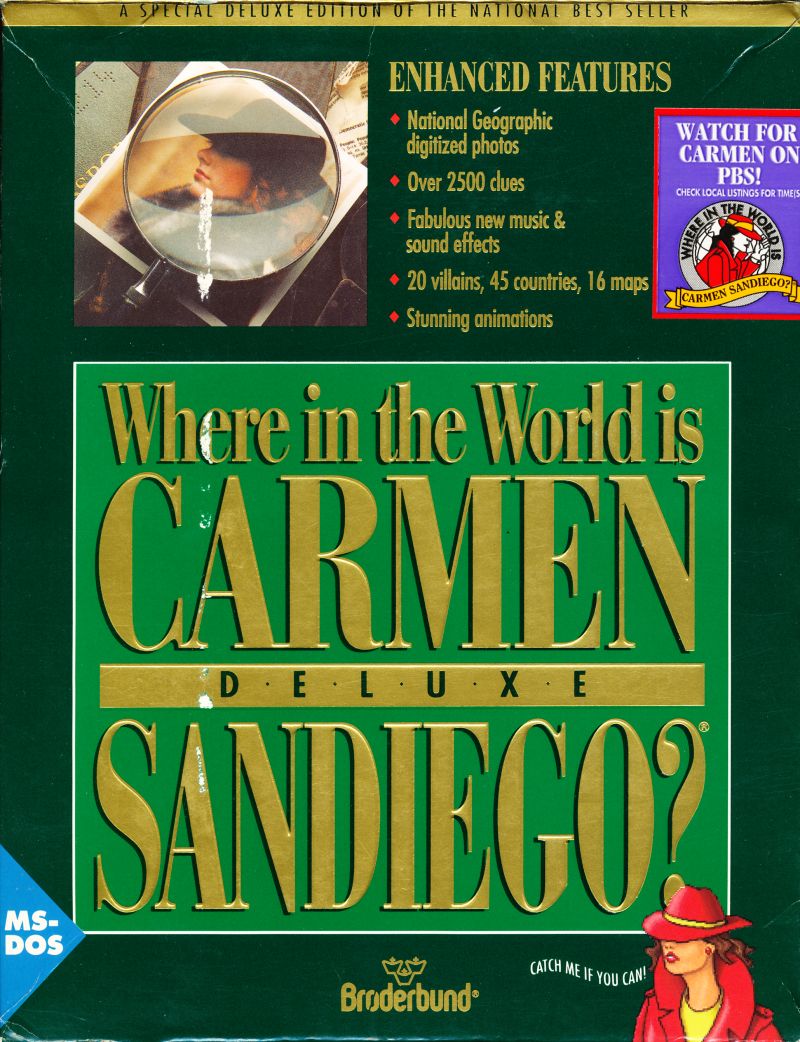 couverture du jeu Where in the world is carmen san diego ?